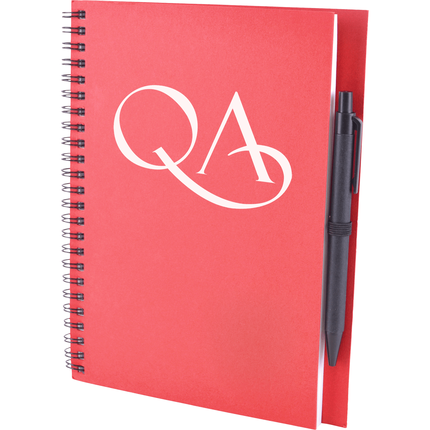 A5 Recycled Card Notebook with Pen Hotline