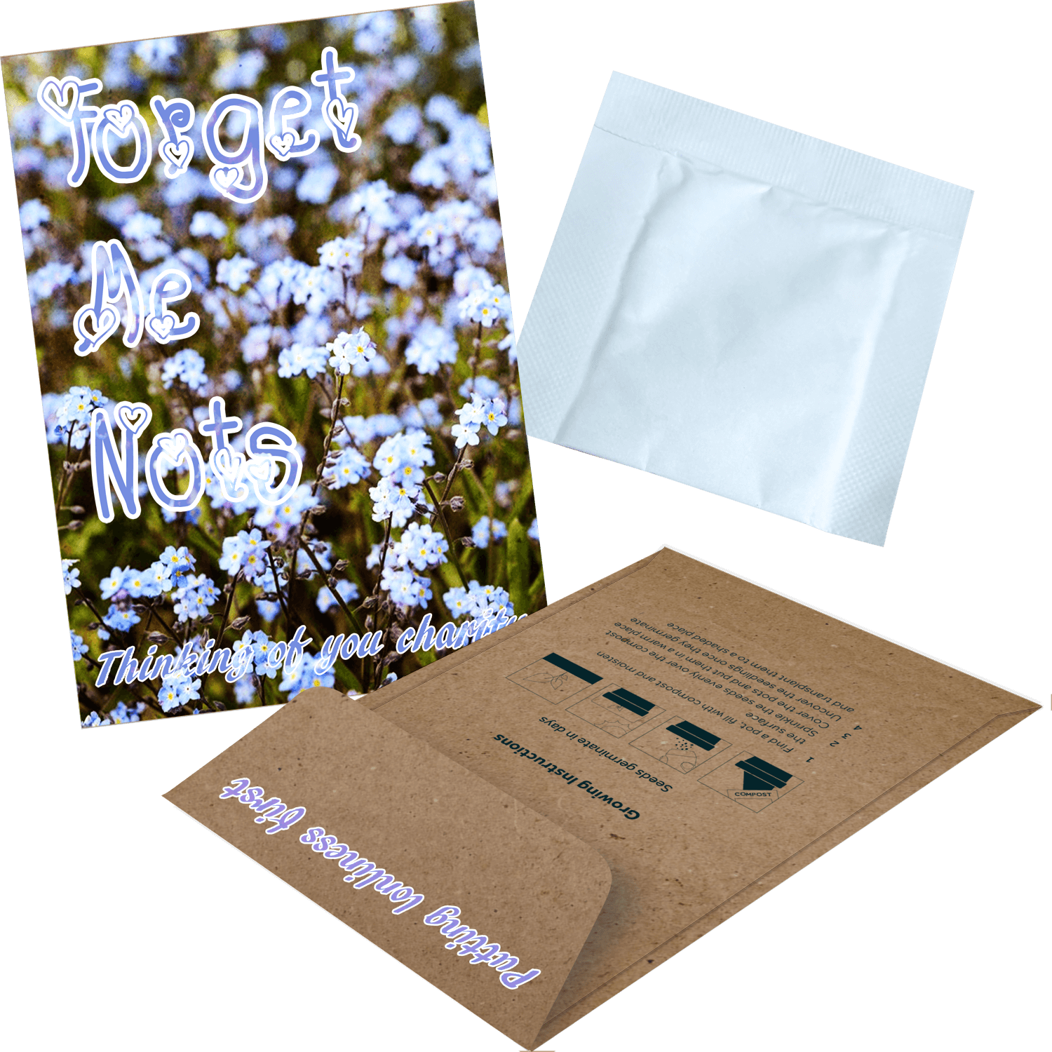 Promotional Seed Envelopes Flowers Hotline