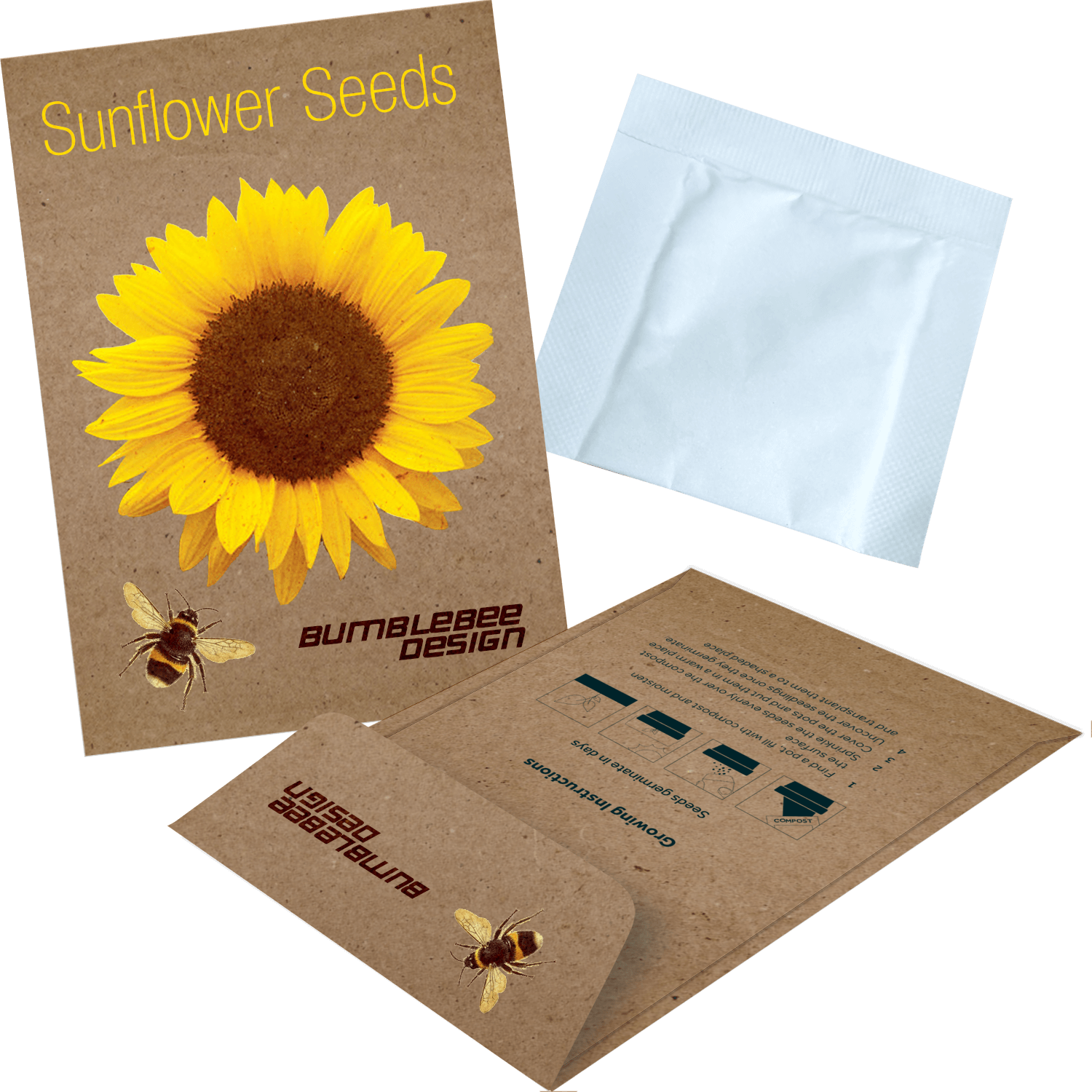 Promotional Seed Envelopes Flowers Hotline